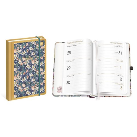 Kalendarz książkowy (terminarz) METAL. MEADOW B6 Interdruk (192 strony) Interdruk