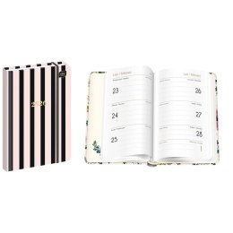 Kalendarz książkowy (terminarz) METALIC STRIPES A6 Interdruk (192 strony) Interdruk