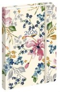 Kalendarz książkowy (terminarz) mat+uv BLOSSOM A6 Interdruk (192 strony) Interdruk