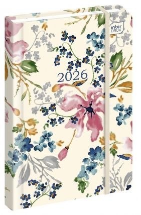 Kalendarz książkowy (terminarz) mat+uv BLOSSOM A6 Interdruk (192 strony) Interdruk