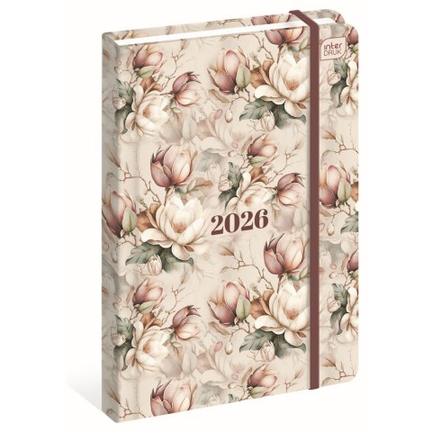 Kalendarz książkowy (terminarz) mat+uv Magnolia A5 Interdruk (192 strony) Interdruk
