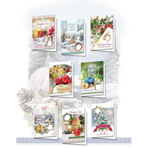 Kartka składana BN z opłatniem B6 Top Graphic (brokat) Top Graphic