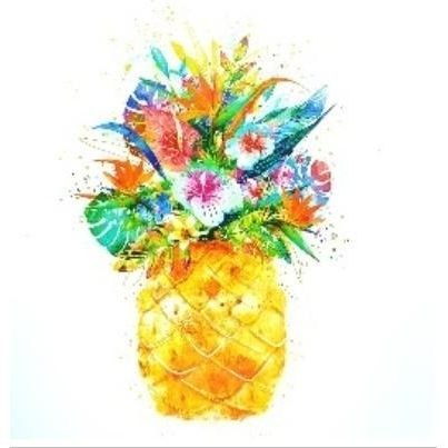 Kartka składana KARNET KW HS Ananas kw Henry (5907465664479) Henry