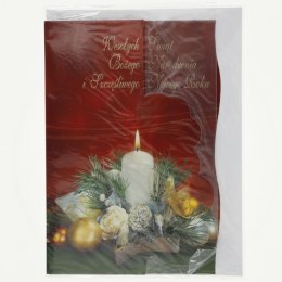 Kartka składana brokat bn A5 Panorama (A5) Panorama