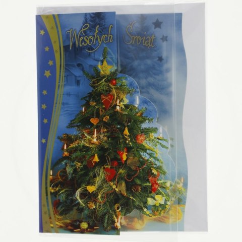 Kartka składana brokat bn A5 Panorama (A5) Panorama