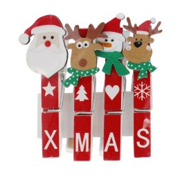 Klamry BN czerwony 4 szt Craft With Fun (545856) Craft With Fun