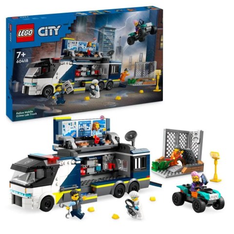 Klocki konstrukcyjne City Policyjna ciężarówka Lego (60418) Lego