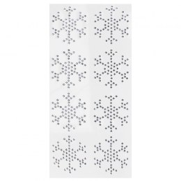 Kryształki Samoprzylepne SNIEZKI srebrne Craft With Fun (501453) Craft With Fun