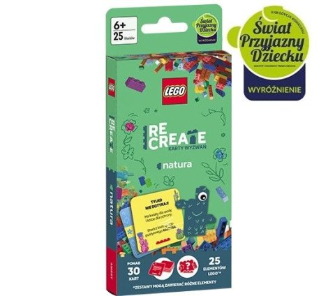 Książeczka edukacyjna LEGO® Recreate. Karty Wyzwań. Natura. Ameet (ACP 6612) Ameet