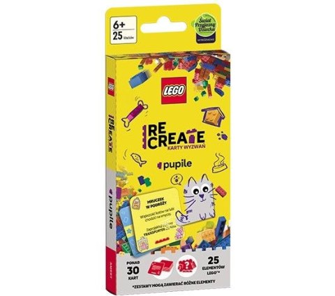 Książeczka edukacyjna LEGO® Recreate. Karty Wyzwań. Pupile Ameet (ACP 6610) Ameet