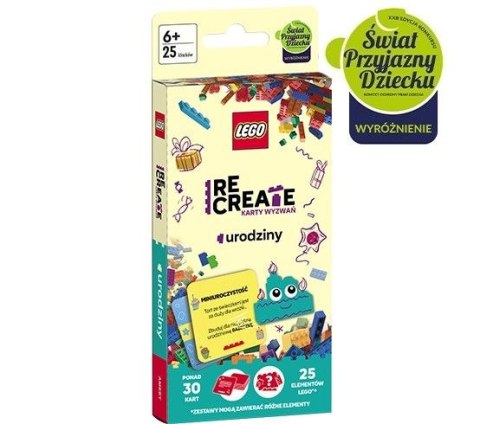 Książeczka edukacyjna LEGO® Recreate. Karty Wyzwań. Urodziny Ameet (ACP 6611) Ameet