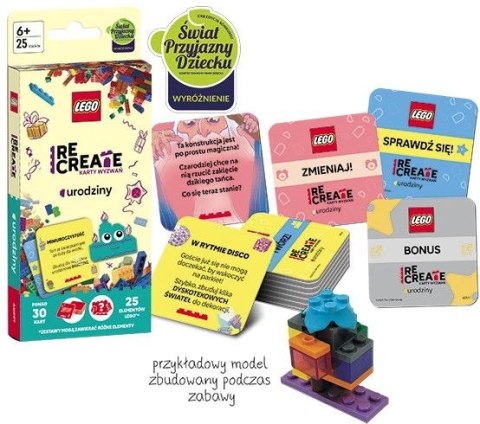 Książeczka edukacyjna LEGO® Recreate. Karty Wyzwań. Urodziny Ameet (ACP 6611) Ameet