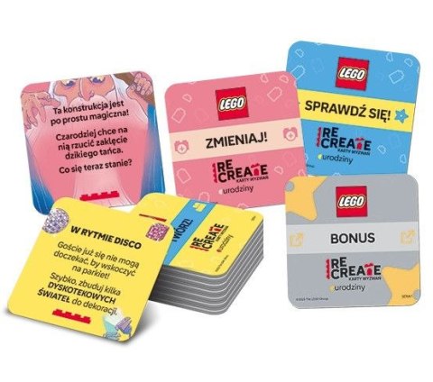 Książeczka edukacyjna LEGO® Recreate. Karty Wyzwań. Urodziny Ameet (ACP 6611) Ameet