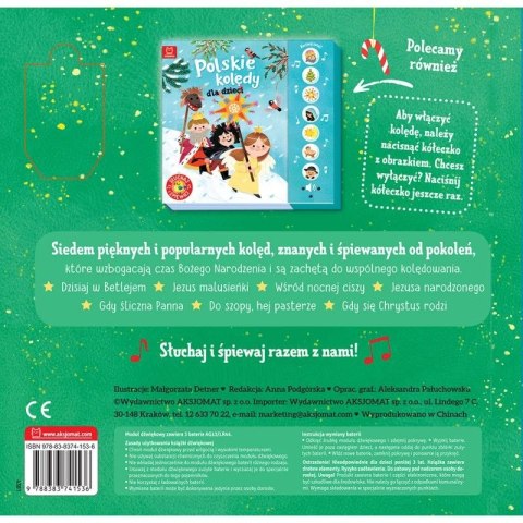 Książka dla dzieci Kolędy dla dzieci. Słuchaj i śpiewaj! Aksjomat Aksjomat