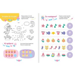 Książka dla dzieci Księżniczki. Aktywizujące zadania z naklejkami 3D Aksjomat Aksjomat