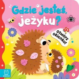 Książka dla dzieci Otwórz okienko! Gdzie jesteś, jeżyku? Aksjomat Aksjomat