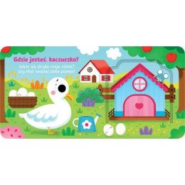 Książka dla dzieci Otwórz okienko! Gdzie jesteś, kaczuszko ? Aksjomat Aksjomat