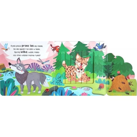 Książka dla dzieci Ruchome obrazki. W lesie Aksjomat Aksjomat