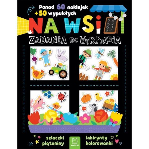 Książka dla dzieci Zadania do wyklejania. Na wsi. Aksjomat Aksjomat