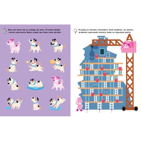 Książka dla dzieci Zadania do wyklejania. W mieście. Aksjomat Aksjomat