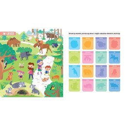 Książka dla dzieci Zwierzęta. Książeczka z okienkami. 100 okienek - 100 słów Aksjomat Aksjomat