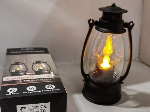 Lampka dekoracyjna z ruchomym płomieniem 17,5x7,5cm Adar (624900) Adar