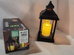 Lampka dekoracyjna z ruchomym płomieniem, czterokątna, 23x9cm Adar (624894) Adar