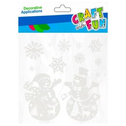 Naklejka (nalepka) NAKLEJKI NA SZYBE- BAŁWANEK Craft with Fun (501425) Craft with Fun