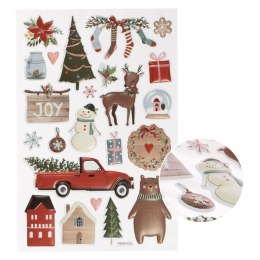 Naklejki świąteczne świąteczny mix 3D Arpex (NR5821) Arpex