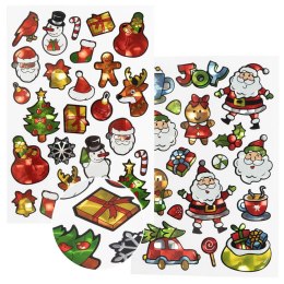 Naklejki świąteczne świąteczny mix holo Arpex (NR5845) Arpex