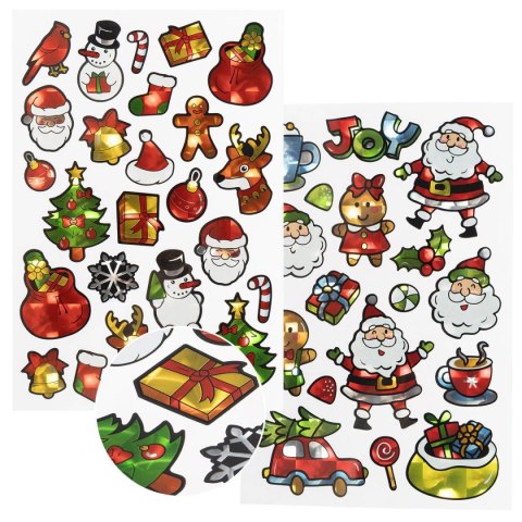 Naklejki świąteczne świąteczny mix holo Arpex (NR5845) Arpex