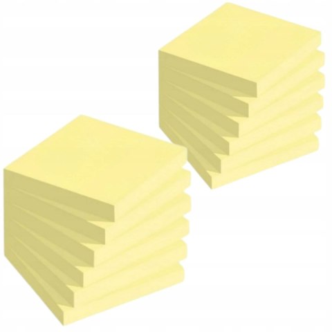 Notes samoprzylepny (karteczki) żółty żółty [mm:] 75x75 Info (5654-01) Info
