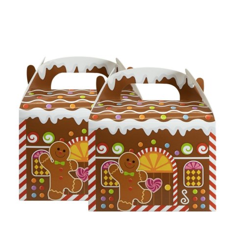 Opakowanie ozdobne Papierowe domki - pudełko na upominki (2 szt.) Arpex (BP6927) Arpex