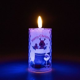 Ozdoba świąteczna Świeca LED - błyszcząca Arpex (BN6828) Arpex