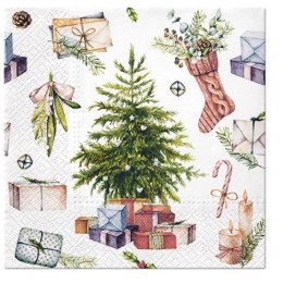Serwetki Lunch BN Christmas at Home mix bibuła [mm:] 330x330 Paw (SDL230300) Paw