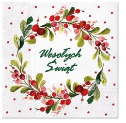 Serwetki Lunch BN biały papier [mm:] 330x330 Paw (SDL234299) Paw