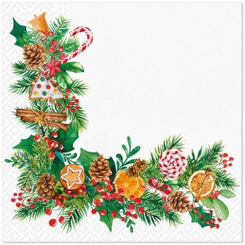 Serwetki Lunch mix bibuła [mm:] 330x330 Paw (SDL238000) Paw