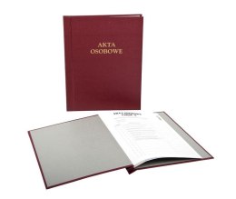 Teczka do akt osobowych A4 bordowy tektura Delfin Delfin