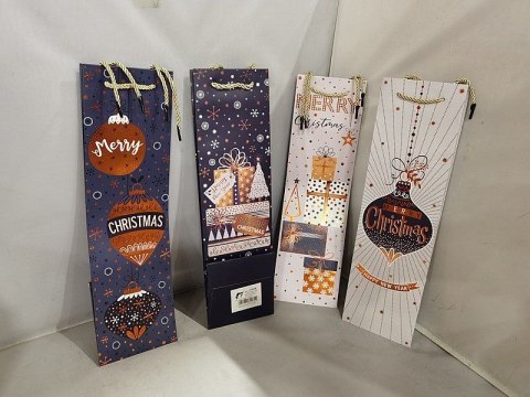 Torba prezentowa świąteczna na butelkę Adar (624740) Adar