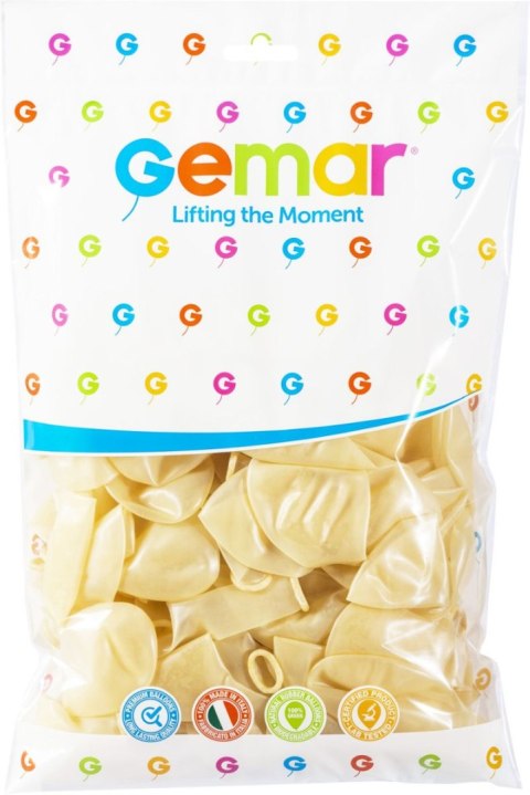 Balon gumowy metalizowany 12cal (GM110/NI/36)