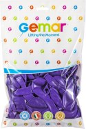 Balon gumowy pastelowy 100 szt fioletowy 12cal Godan (G110/08) Godan