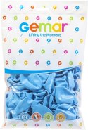 Balon gumowy pastelowy 100 szt niebieski 12cal Godan (G110/72) Godan