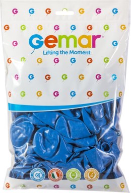 Balon gumowy pastelowy 100 szt niebieski Godan (G110/10) Godan