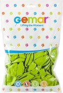 Balon gumowy pastelowy 100 szt zielony jasny 12cal Godan (G110/11) Godan