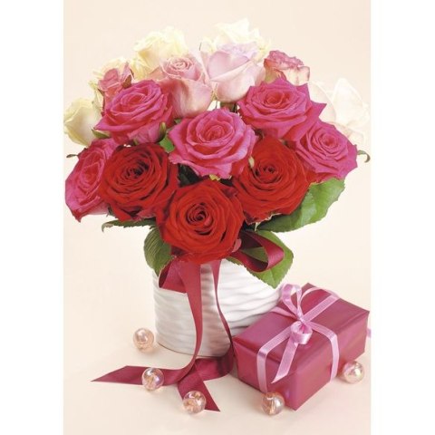 Bileciki do upominków, prezentów, kwiatów Pol-Mak 55 x 77 mm mix wzorów Pol-mak