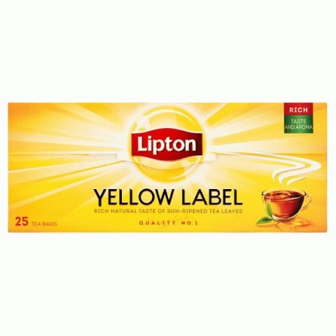 Herbata czarna, 25 torebek 2g Lipton (01996) Lipton