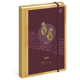 Kalendarz książkowy (terminarz) METAL. satin B6 Interdruk (192 strony) Interdruk