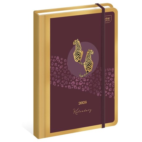 Kalendarz książkowy (terminarz) METAL. satin B6 Interdruk (192 strony) Interdruk