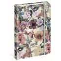 Kalendarz książkowy (terminarz) mat+uv FLOWERS B6 Interdruk (192 strony) Interdruk