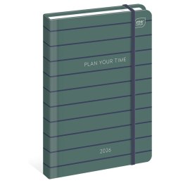 Kalendarz książkowy (terminarz) mat+uv NAVY A6 Interdruk (192 strony) Interdruk